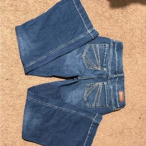 Shyanne Dark Blue Boot Cut Jeans